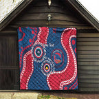 Adelaide Crows NAIDOC 2026 Personalised Quilt 50 Years of Deadly Aboriginal Art