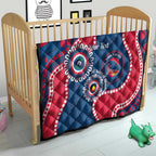 Adelaide Crows NAIDOC 2026 Personalised Quilt 50 Years of Deadly Aboriginal Art