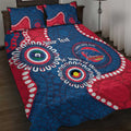 Adelaide Crows NAIDOC 2026 Personalised Quilt Bed Set 50 Years of Deadly Aboriginal Art