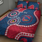 Adelaide Crows NAIDOC 2026 Personalised Quilt Bed Set 50 Years of Deadly Aboriginal Art