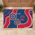 Adelaide Crows NAIDOC 2026 Personalised Rubber Doormat 50 Years of Deadly Aboriginal Art