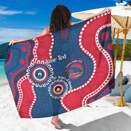 Adelaide Crows NAIDOC 2026 Personalised Sarong 50 Years of Deadly Aboriginal Art