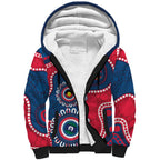 Adelaide Crows NAIDOC 2026 Personalised Sherpa Hoodie 50 Years of Deadly Aboriginal Art