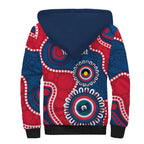 Adelaide Crows NAIDOC 2026 Personalised Sherpa Hoodie 50 Years of Deadly Aboriginal Art