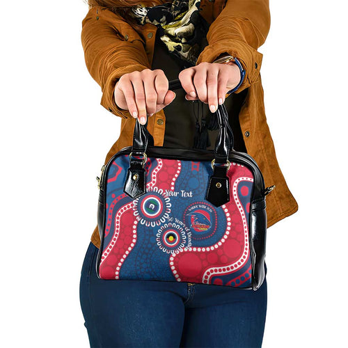 Adelaide Crows NAIDOC 2026 Personalised Shoulder Handbag 50 Years of Deadly Aboriginal Art