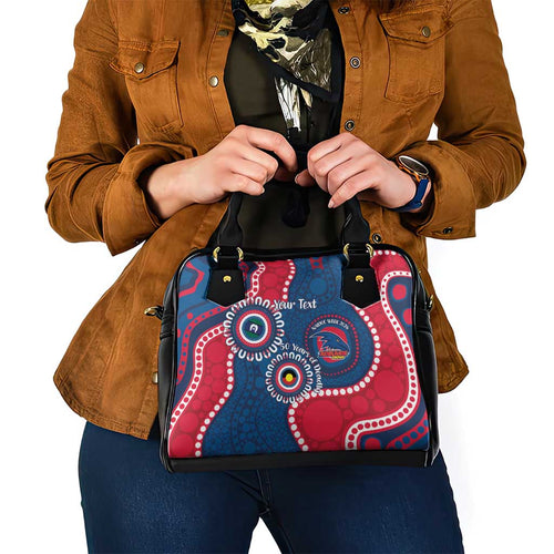 Adelaide Crows NAIDOC 2026 Personalised Shoulder Handbag 50 Years of Deadly Aboriginal Art