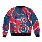 Adelaide Crows NAIDOC 2026 Personalised Sleeve Zip Bomber Jacket 50 Years of Deadly Aboriginal Art