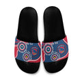 Adelaide Crows NAIDOC 2026 Personalised Slide Sandals 50 Years of Deadly Aboriginal Art