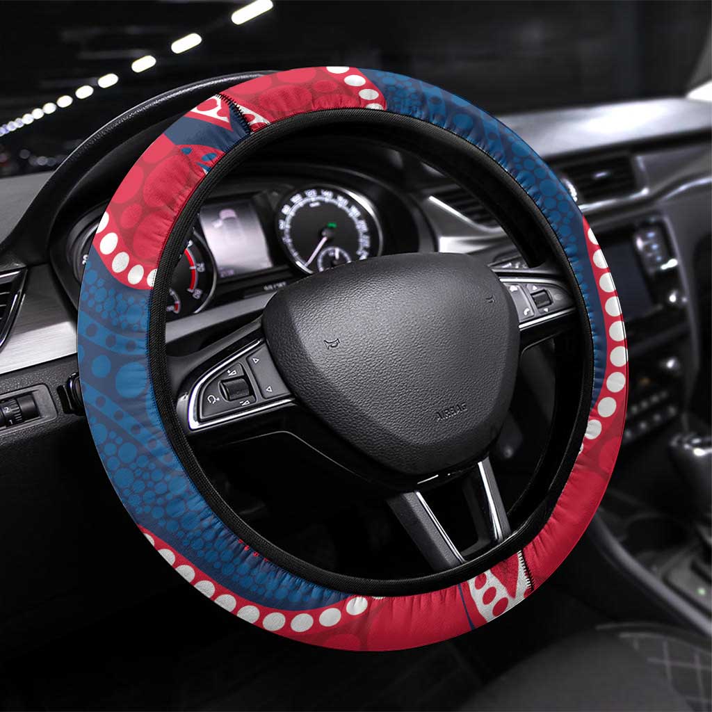Adelaide Crows NAIDOC 2026 Steering Wheel Cover 50 Years of Deadly Aboriginal Art