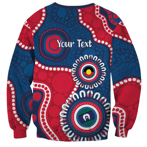 Adelaide Crows NAIDOC 2026 Personalised Sweatshirt 50 Years of Deadly Aboriginal Art