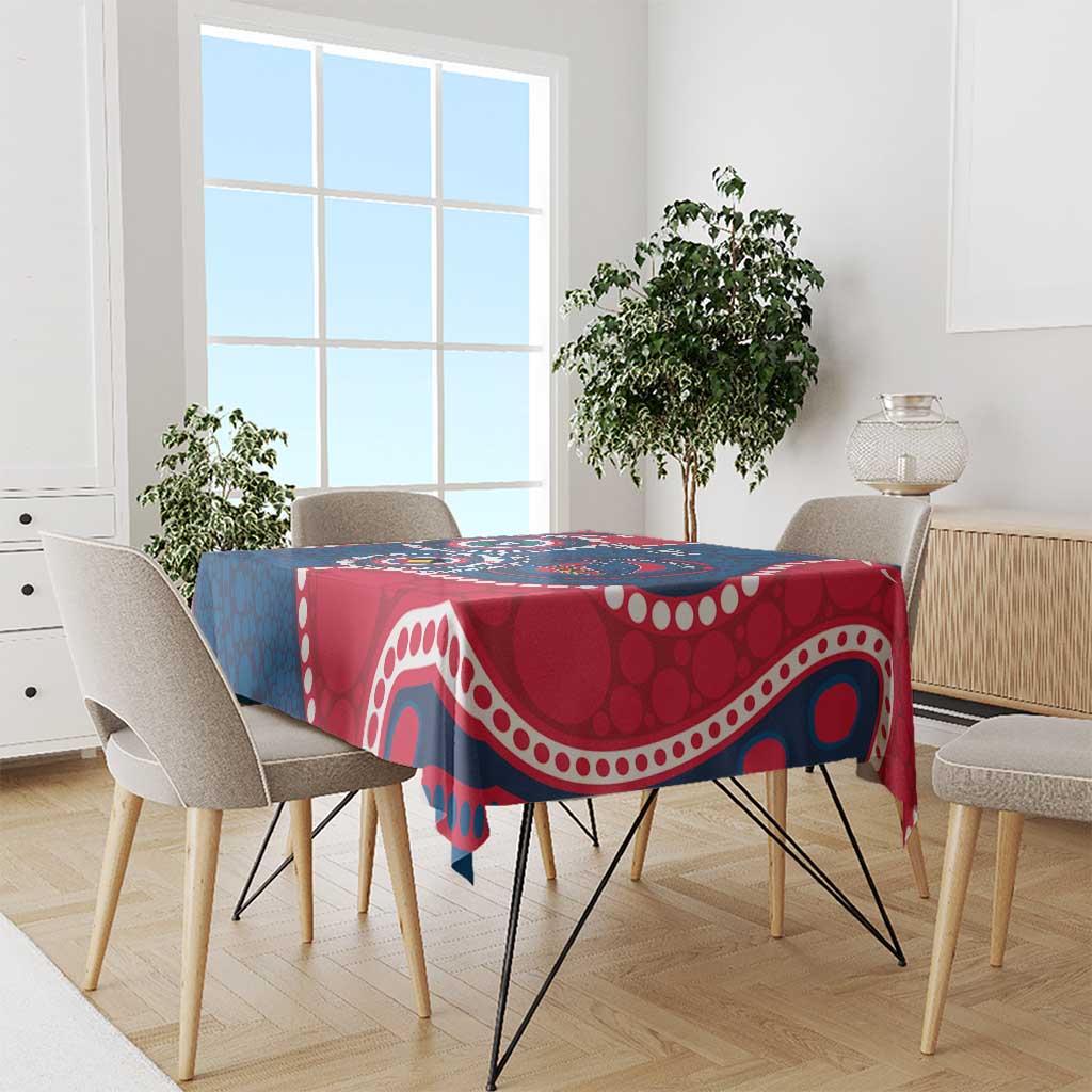 Adelaide Crows NAIDOC 2026 Personalised Tablecloth 50 Years of Deadly Aboriginal Art