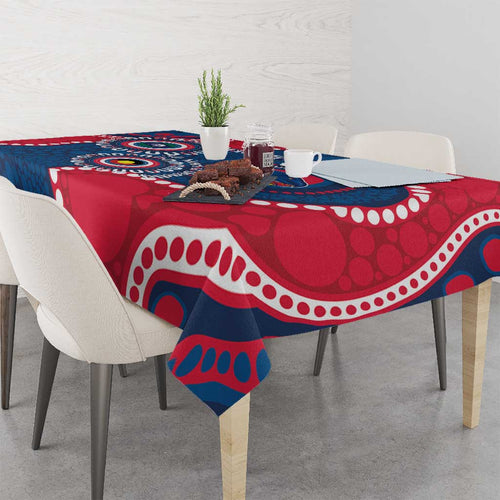 Adelaide Crows NAIDOC 2026 Personalised Tablecloth 50 Years of Deadly Aboriginal Art