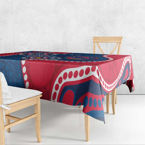 Adelaide Crows NAIDOC 2026 Personalised Tablecloth 50 Years of Deadly Aboriginal Art