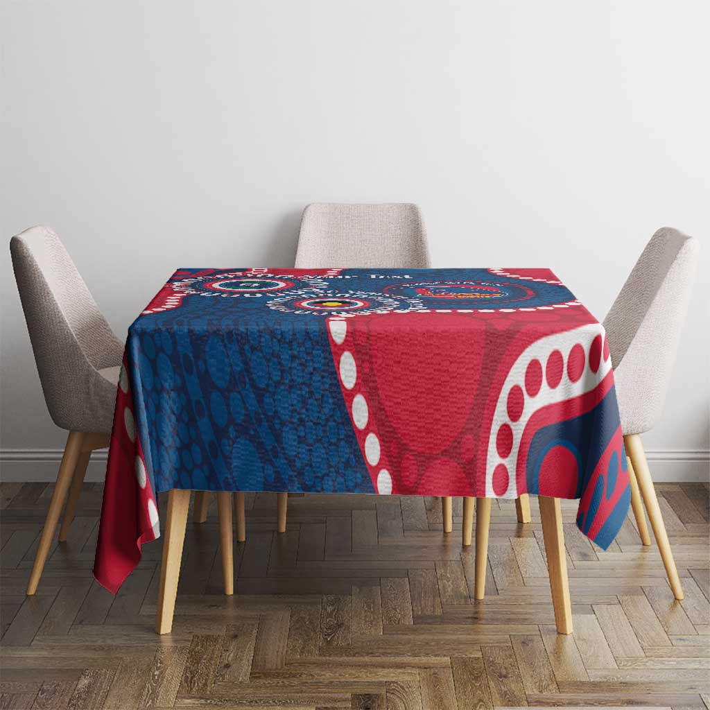 Adelaide Crows NAIDOC 2026 Personalised Tablecloth 50 Years of Deadly Aboriginal Art
