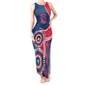 Adelaide Crows NAIDOC 2026 Personalised Tank Maxi Dress 50 Years of Deadly Aboriginal Art