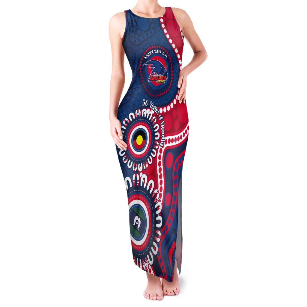 Adelaide Crows NAIDOC 2026 Personalised Tank Maxi Dress 50 Years of Deadly Aboriginal Art