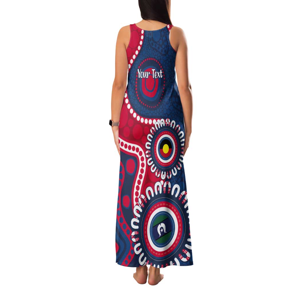 Adelaide Crows NAIDOC 2026 Personalised Tank Maxi Dress 50 Years of Deadly Aboriginal Art