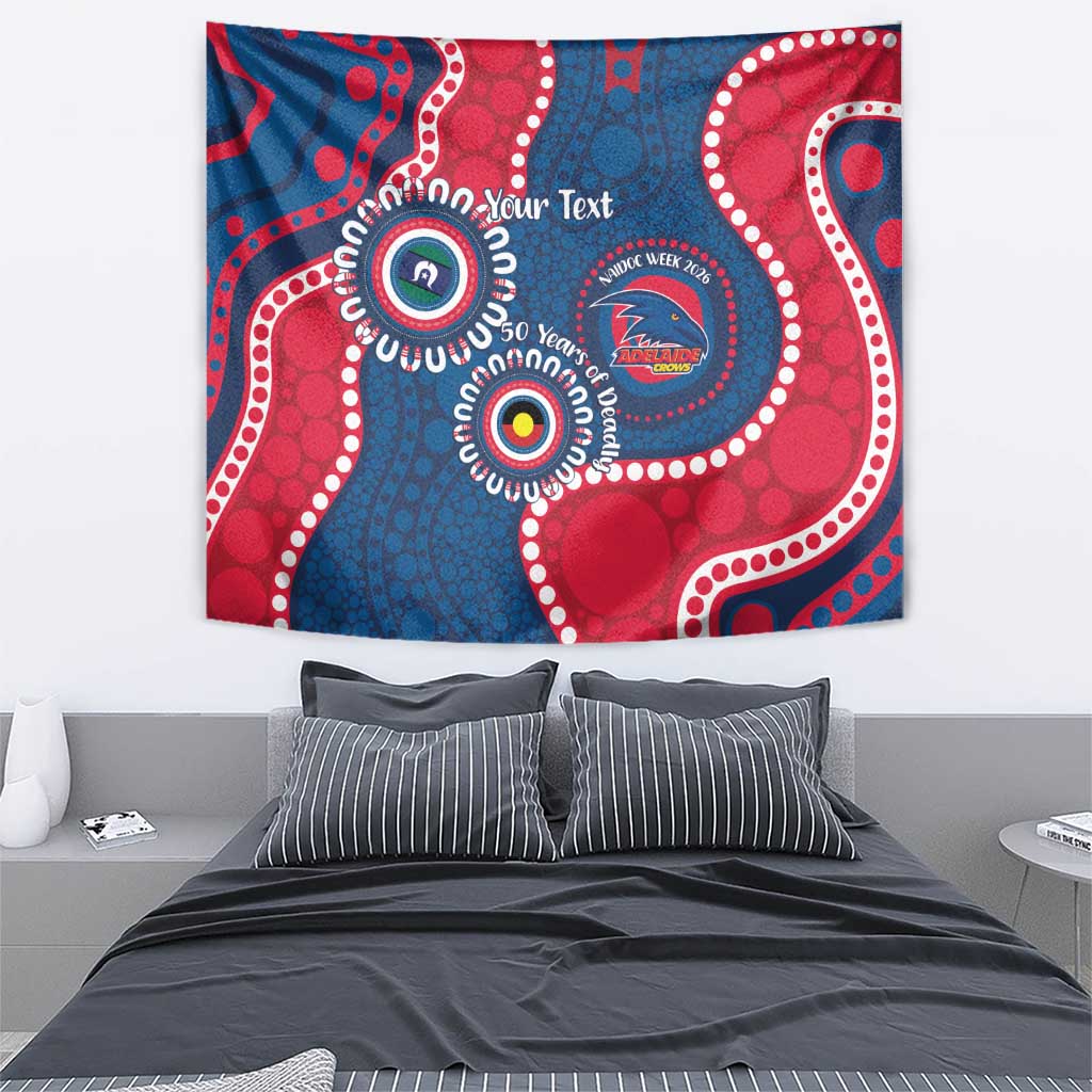 Adelaide Crows NAIDOC 2026 Personalised Tapestry 50 Years of Deadly Aboriginal Art