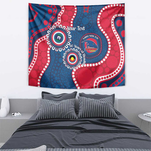Adelaide Crows NAIDOC 2026 Personalised Tapestry 50 Years of Deadly Aboriginal Art