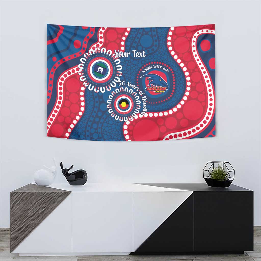 Adelaide Crows NAIDOC 2026 Personalised Tapestry 50 Years of Deadly Aboriginal Art
