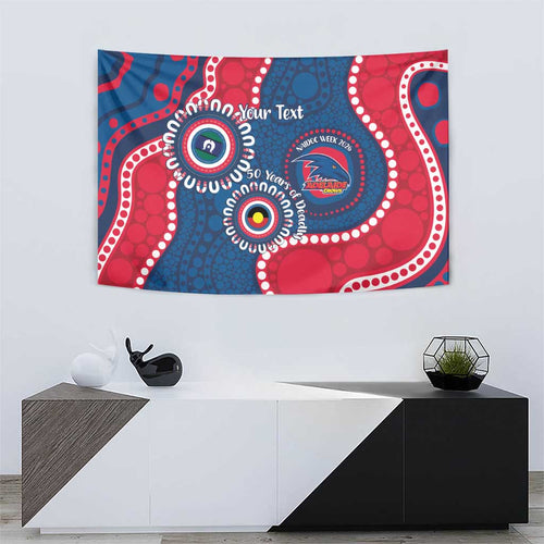 Adelaide Crows NAIDOC 2026 Personalised Tapestry 50 Years of Deadly Aboriginal Art