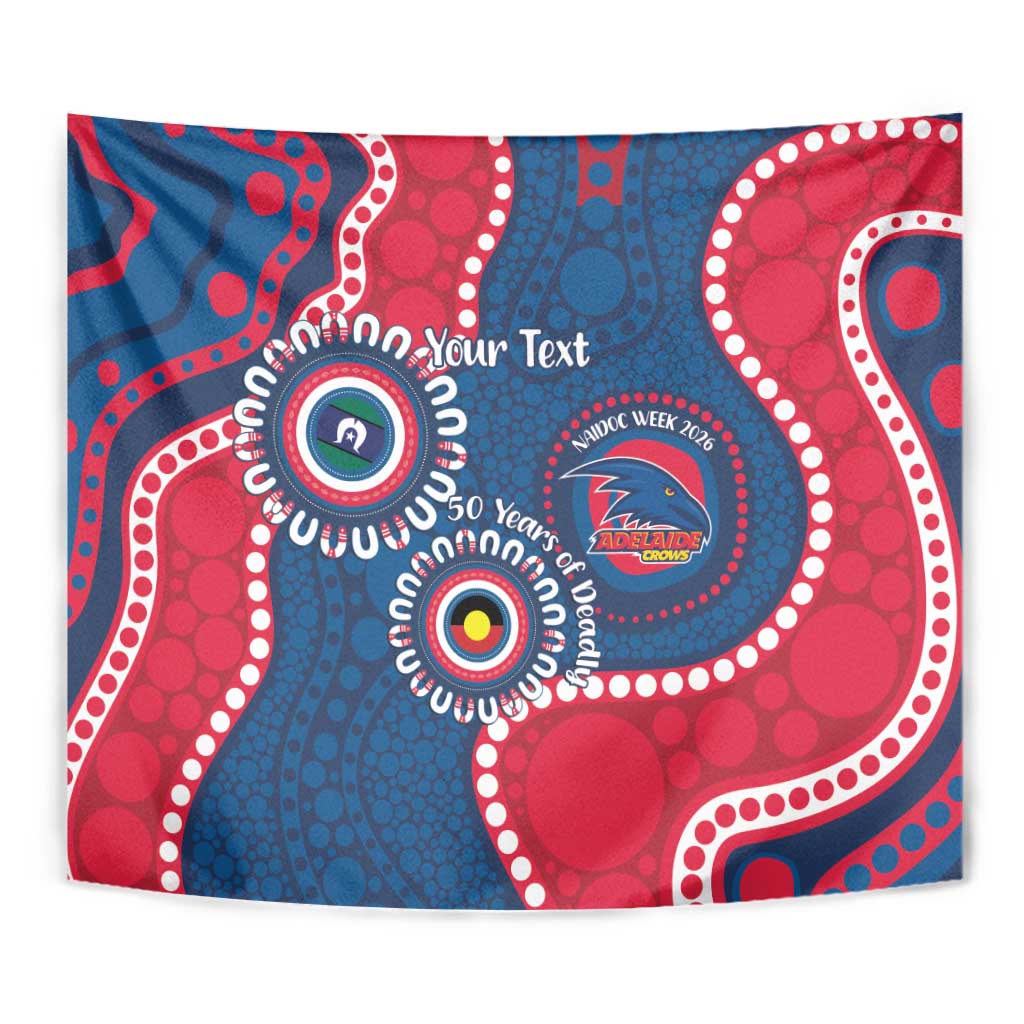 Adelaide Crows NAIDOC 2026 Personalised Tapestry 50 Years of Deadly Aboriginal Art