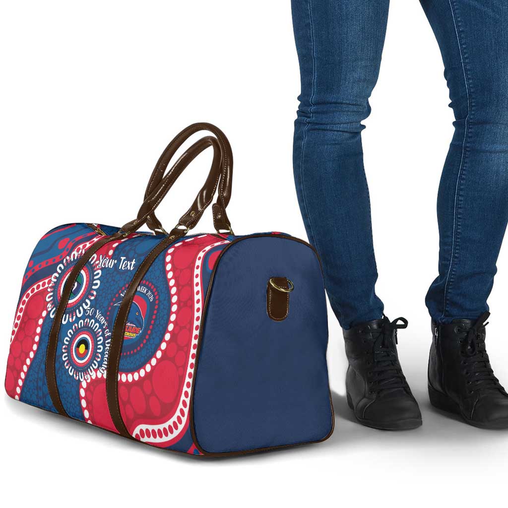 Adelaide Crows NAIDOC 2026 Personalised Travel Bag 50 Years of Deadly Aboriginal Art