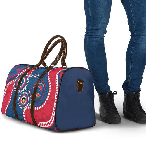 Adelaide Crows NAIDOC 2026 Personalised Travel Bag 50 Years of Deadly Aboriginal Art