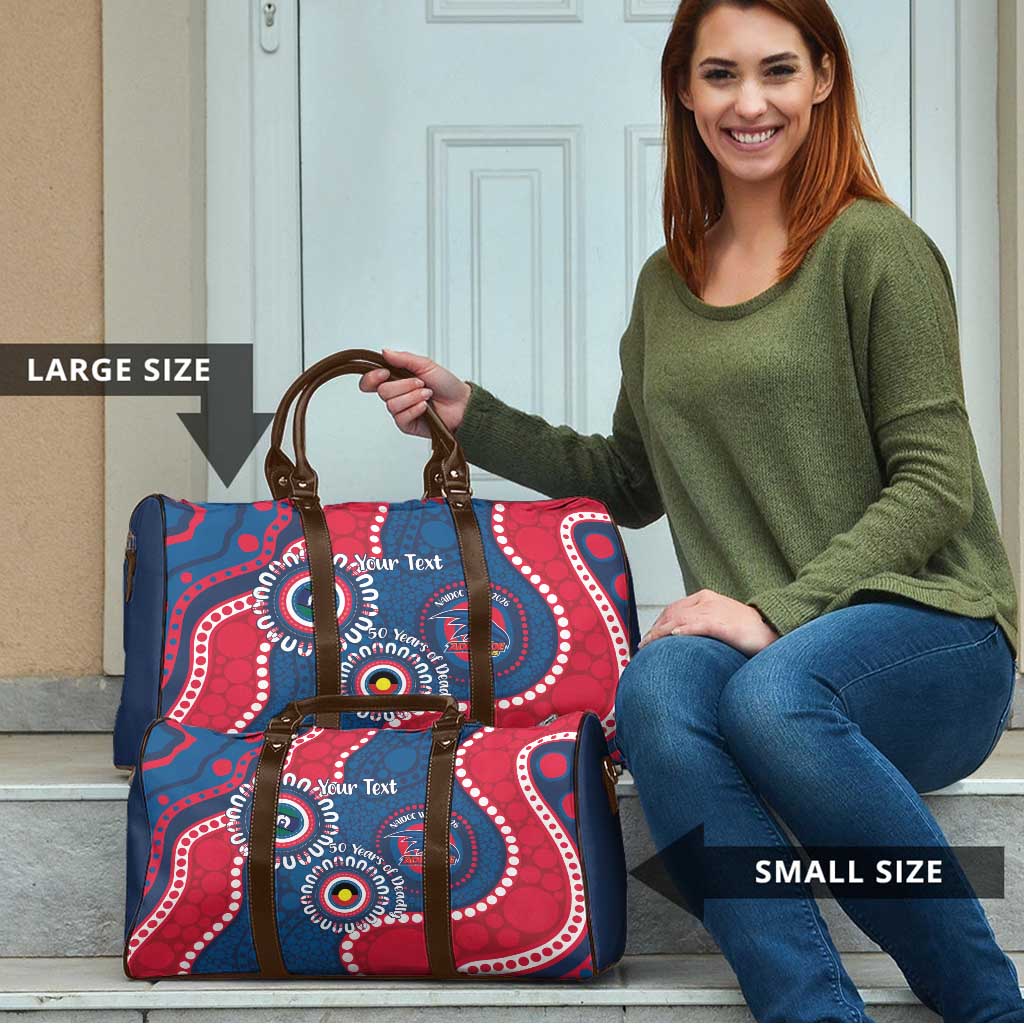 Adelaide Crows NAIDOC 2026 Personalised Travel Bag 50 Years of Deadly Aboriginal Art