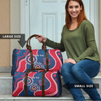 Adelaide Crows NAIDOC 2026 Personalised Travel Bag 50 Years of Deadly Aboriginal Art