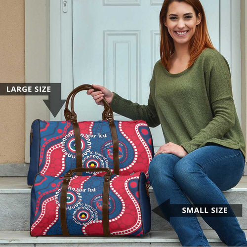 Adelaide Crows NAIDOC 2026 Personalised Travel Bag 50 Years of Deadly Aboriginal Art