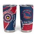 Adelaide Crows NAIDOC 2026 Personalised Tumbler Cup 50 Years of Deadly Aboriginal Art