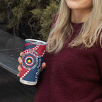 Adelaide Crows NAIDOC 2026 Personalised Tumbler Cup 50 Years of Deadly Aboriginal Art