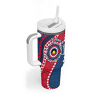 Adelaide Crows NAIDOC 2026 Personalised Tumbler With Handle 50 Years of Deadly Aboriginal Art