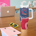 Adelaide Crows NAIDOC 2026 Personalised Tumbler With Handle 50 Years of Deadly Aboriginal Art