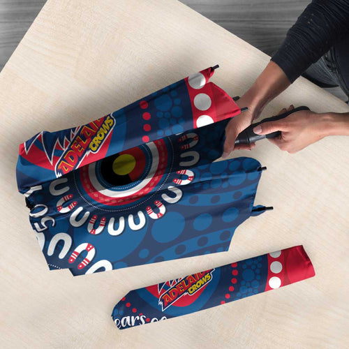 Adelaide Crows NAIDOC 2026 Personalised Umbrella 50 Years of Deadly Aboriginal Art