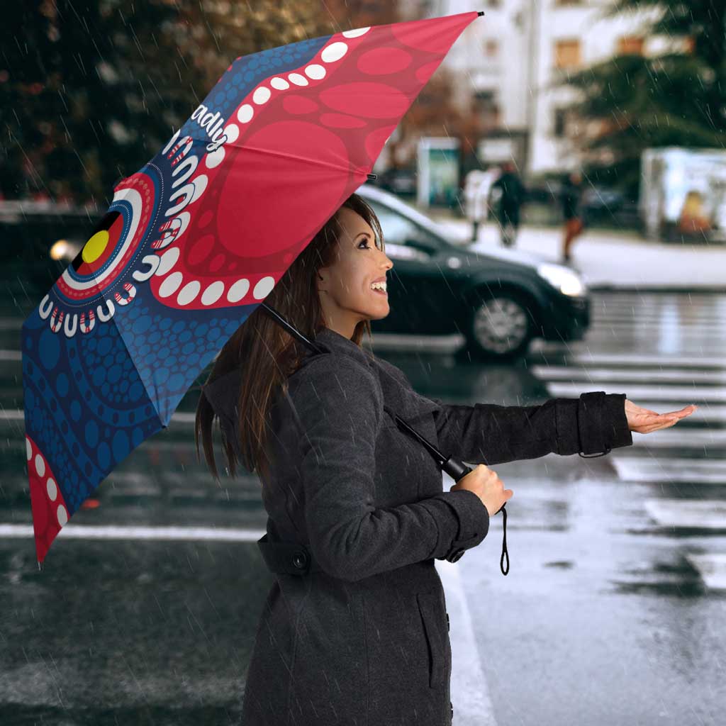 Adelaide Crows NAIDOC 2026 Personalised Umbrella 50 Years of Deadly Aboriginal Art