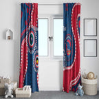 Adelaide Crows NAIDOC 2026 Personalised Window Curtain 50 Years of Deadly Aboriginal Art