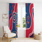 Adelaide Crows NAIDOC 2026 Personalised Window Curtain 50 Years of Deadly Aboriginal Art