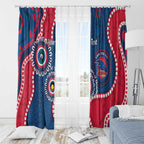 Adelaide Crows NAIDOC 2026 Personalised Window Curtain 50 Years of Deadly Aboriginal Art