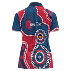 Adelaide Crows NAIDOC 2026 Personalised Women Polo Shirt 50 Years of Deadly Aboriginal Art