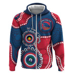 Adelaide Crows NAIDOC 2026 Personalised Zip Hoodie 50 Years of Deadly Aboriginal Art