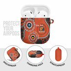 Giants NAIDOC 2026 Personalised AirPods Case 50 Years of Deadly Aboriginal Art