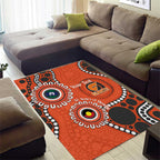 Giants NAIDOC 2026 Personalised Area Rug 50 Years of Deadly Aboriginal Art