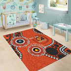 Giants NAIDOC 2026 Personalised Area Rug 50 Years of Deadly Aboriginal Art