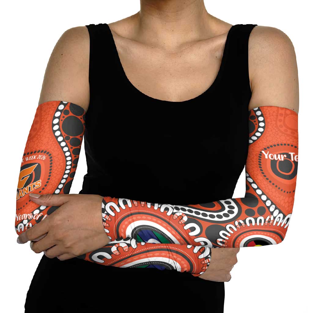 Giants NAIDOC 2026 Personalised Arm Sleeves 50 Years of Deadly Aboriginal Art