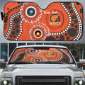 Giants NAIDOC 2026 Personalised Auto Sun Shade 50 Years of Deadly Aboriginal Art