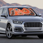 Giants NAIDOC 2026 Personalised Auto Sun Shade 50 Years of Deadly Aboriginal Art