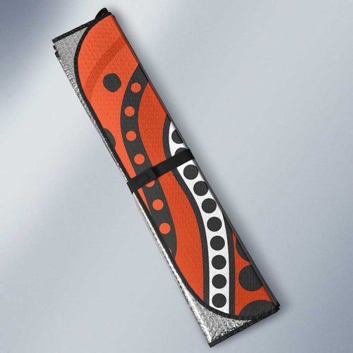 Giants NAIDOC 2026 Personalised Auto Sun Shade 50 Years of Deadly Aboriginal Art