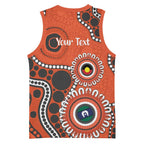 Giants NAIDOC 2026 Personalised Basketball Jersey 50 Years of Deadly Aboriginal Art